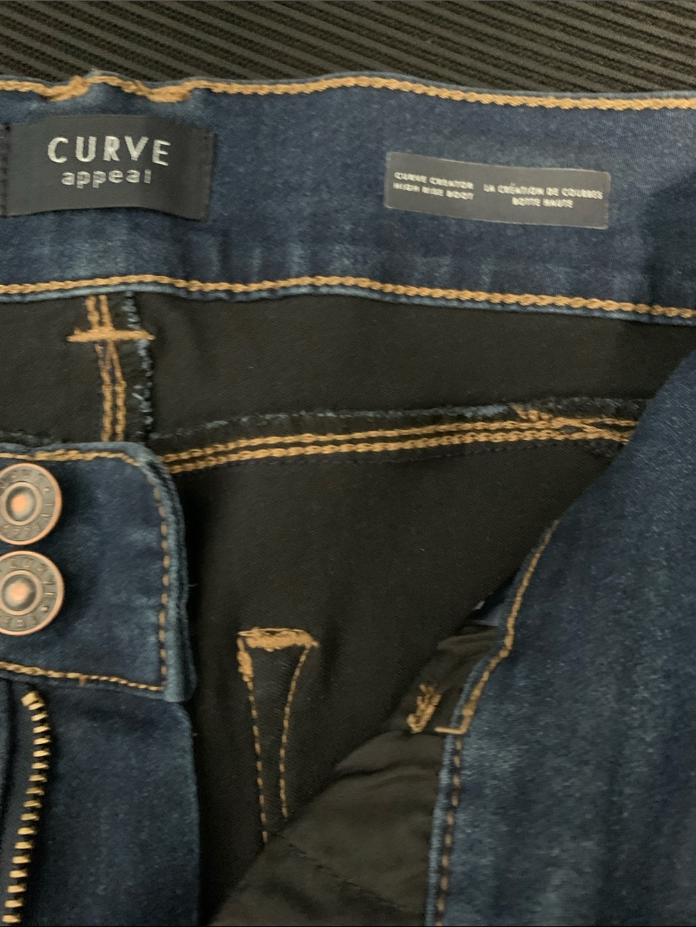 Women’s  Dark Blue Denim Jeans Curve appeal